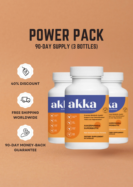 AKKA Liver Health Power Pack – 90-Day Liver Detox & Support (3 Bottles)